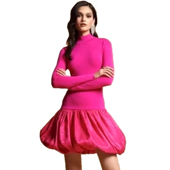 Rachel Parcell Drop Waist Bubble Mini Dress - Picture 1 of 5